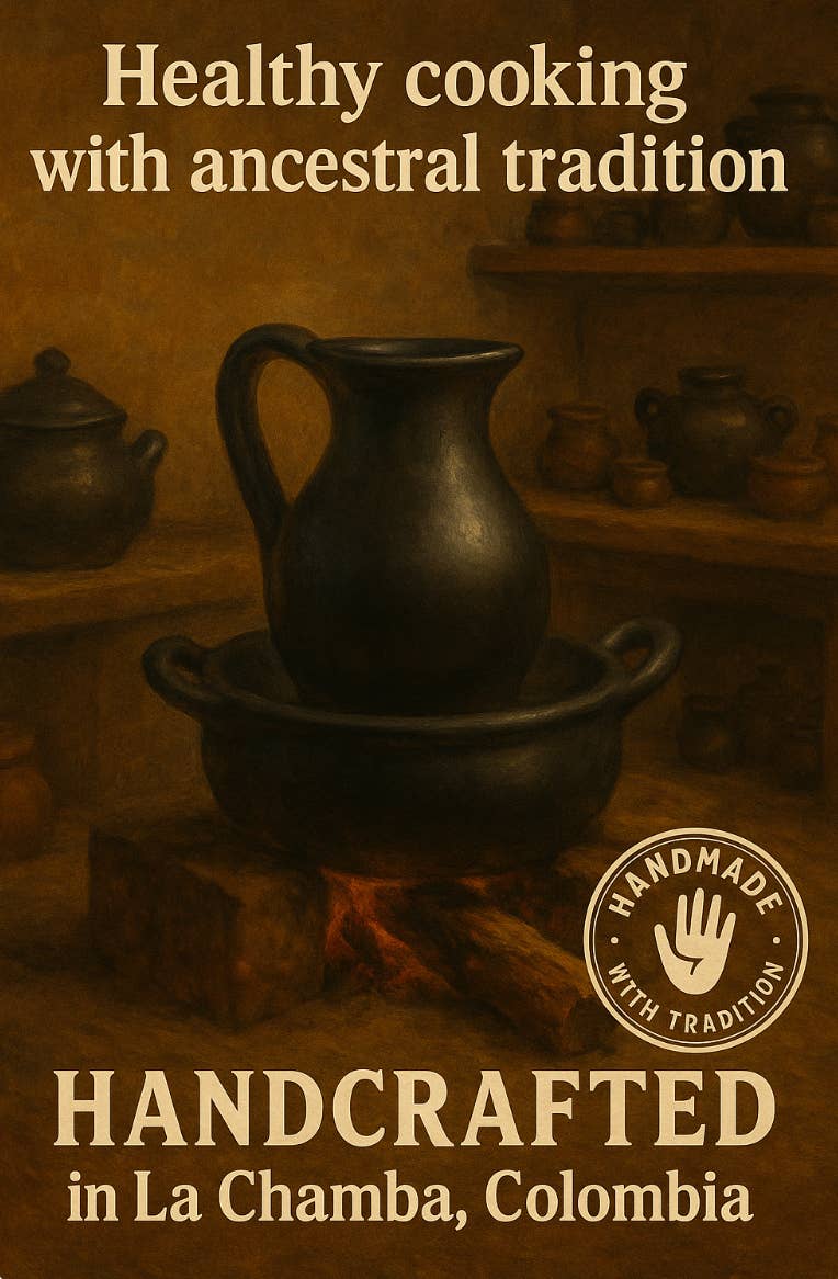 Handcrafted Unglazed Clay Soup Pot | 5 Liter