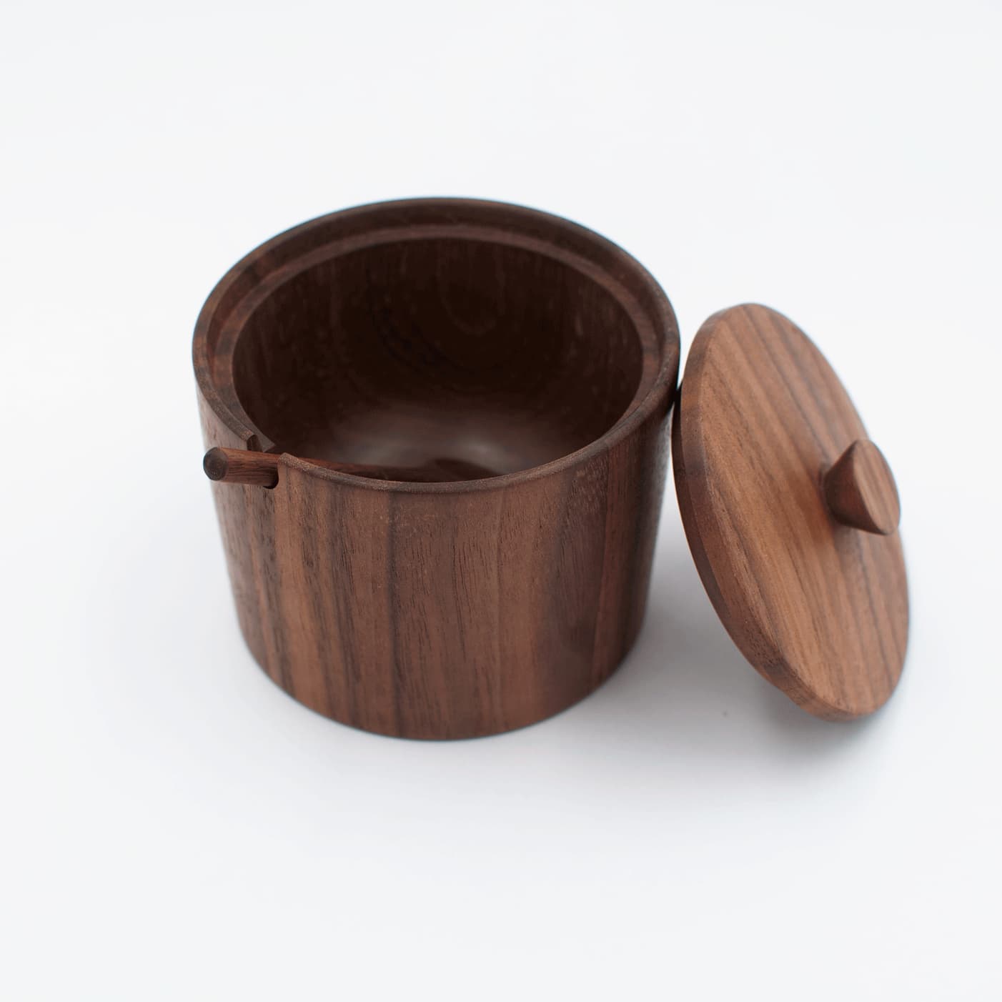 Walnut Wood Salt Cellar