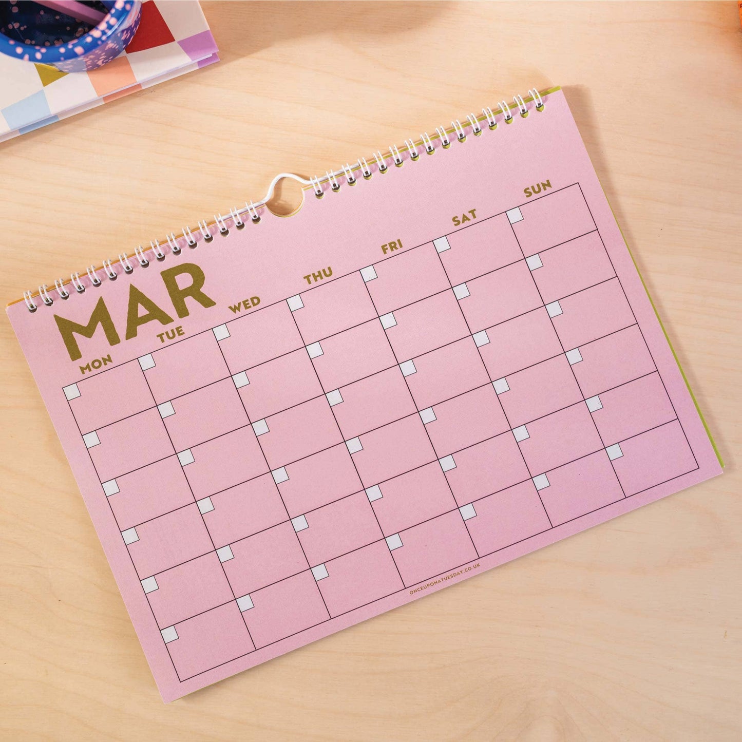Good Tuesday - Undated Monthly Calendar