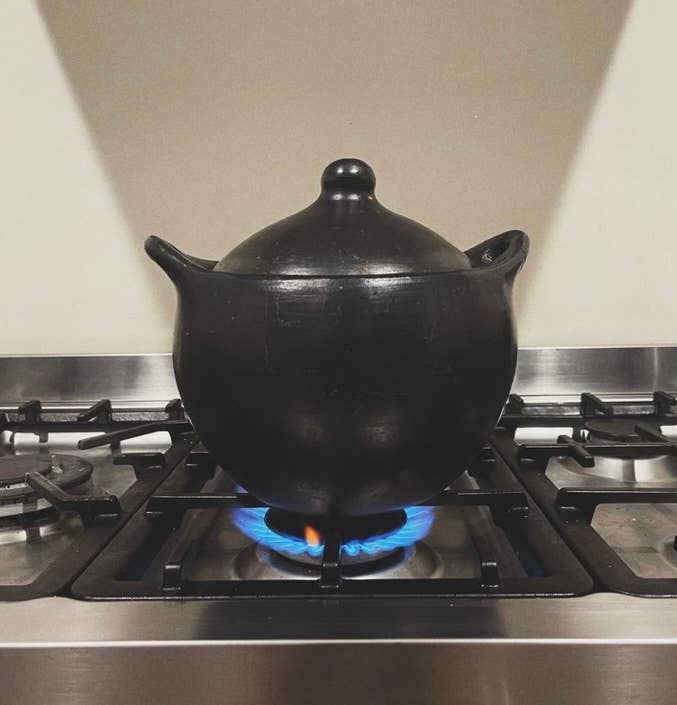 Handcrafted Unglazed Clay Soup Pot | 5 Liter