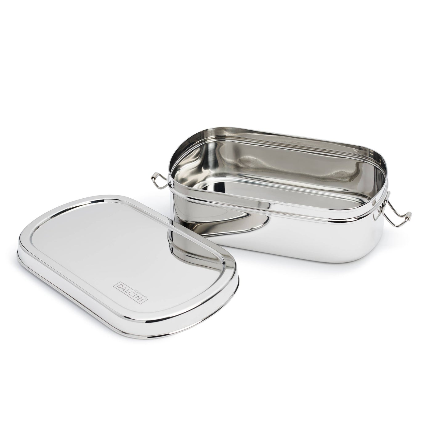 Stainless Steel Container with Clips