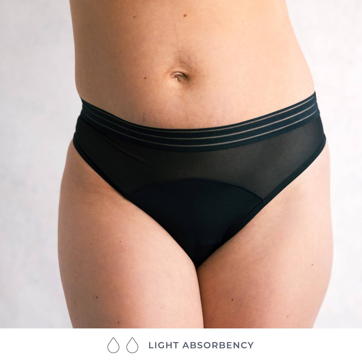 Leakproof Mesh Thong by Saalt