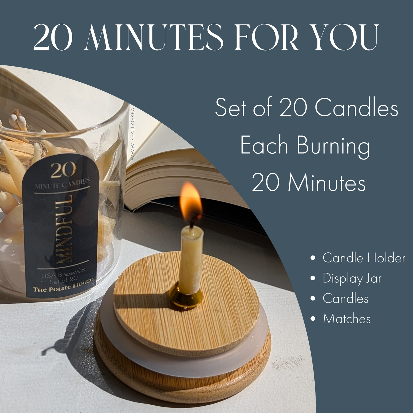 20 Minute Mindfulness Candle Set