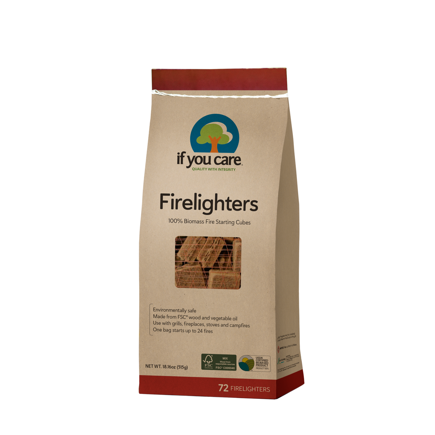 Wood Firelighter Cubes
