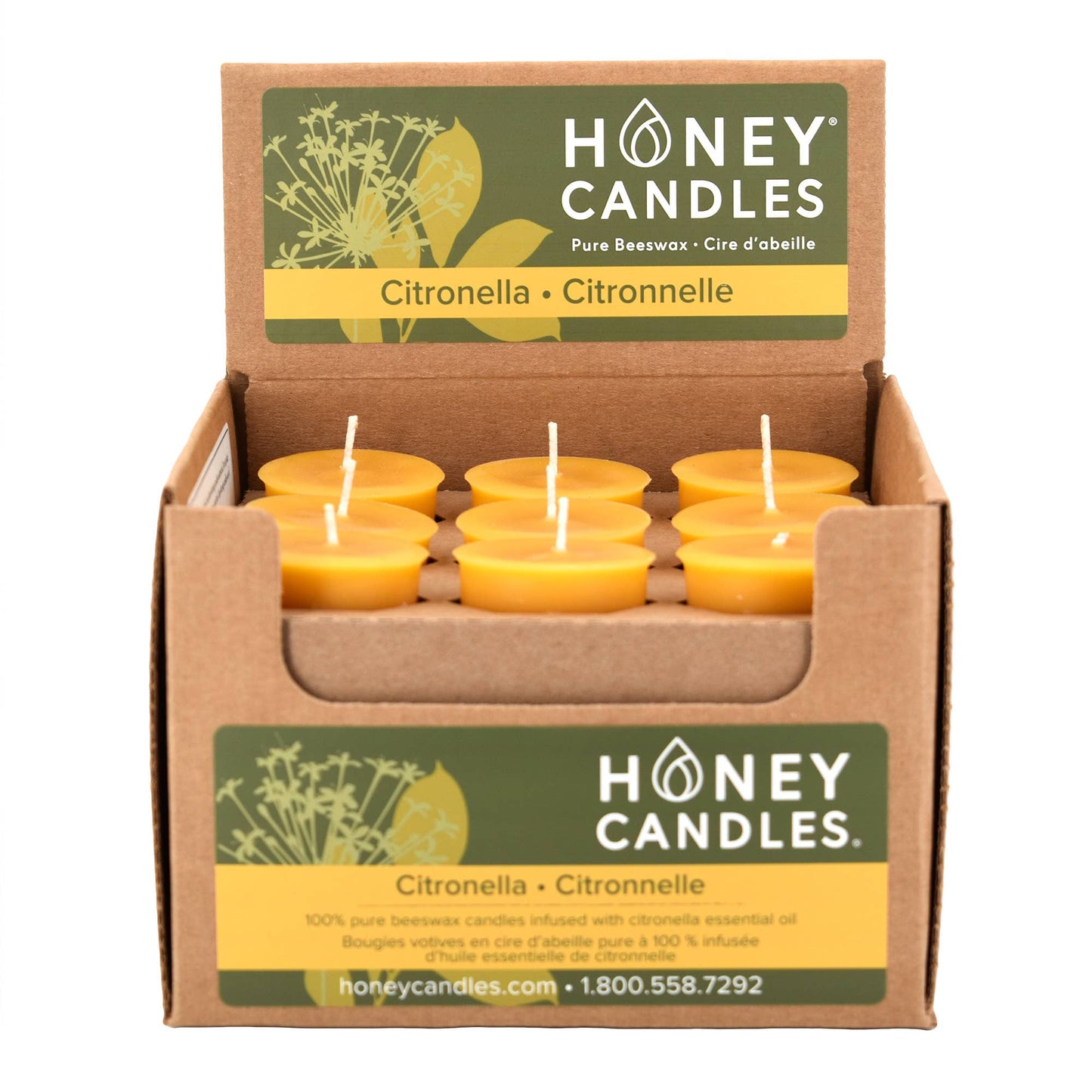 Honey Candles - Citronella Beeswax Candle