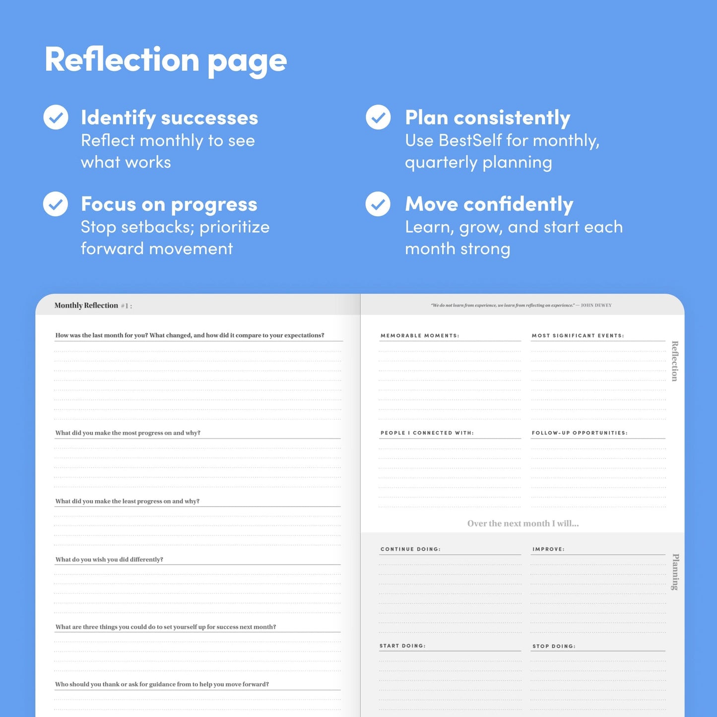 Best Self Co. Undated 6-Month Planner
