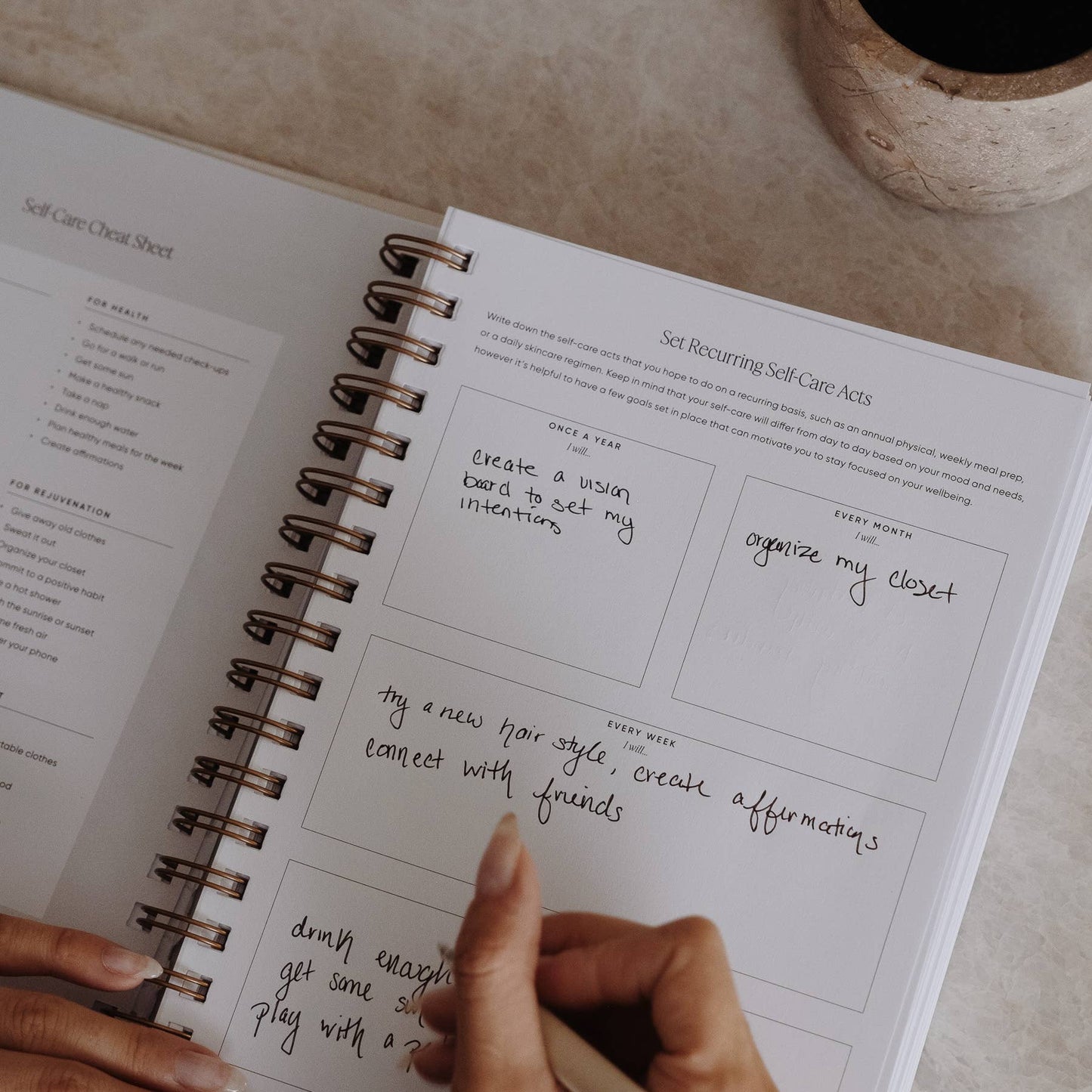 The Self Care Planner Weekly Edition