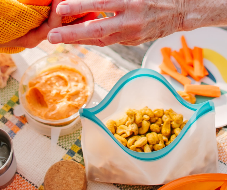 Reusable Stand-Up Quart Bag