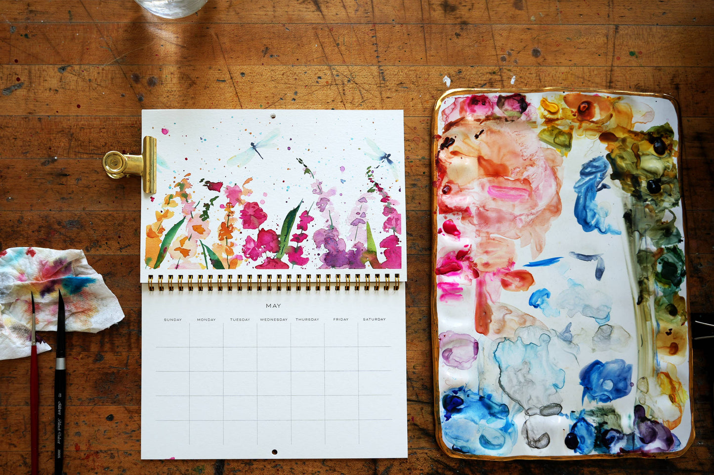 Watercolor Calendar