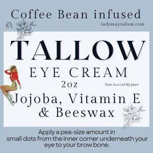 Coffee-Infused Tallow Eye Cream