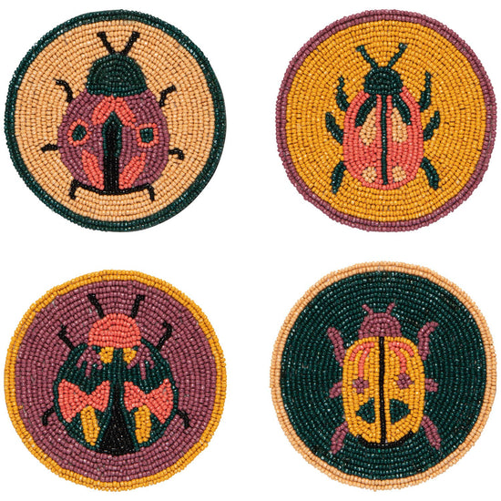 Beaded Coasters Set