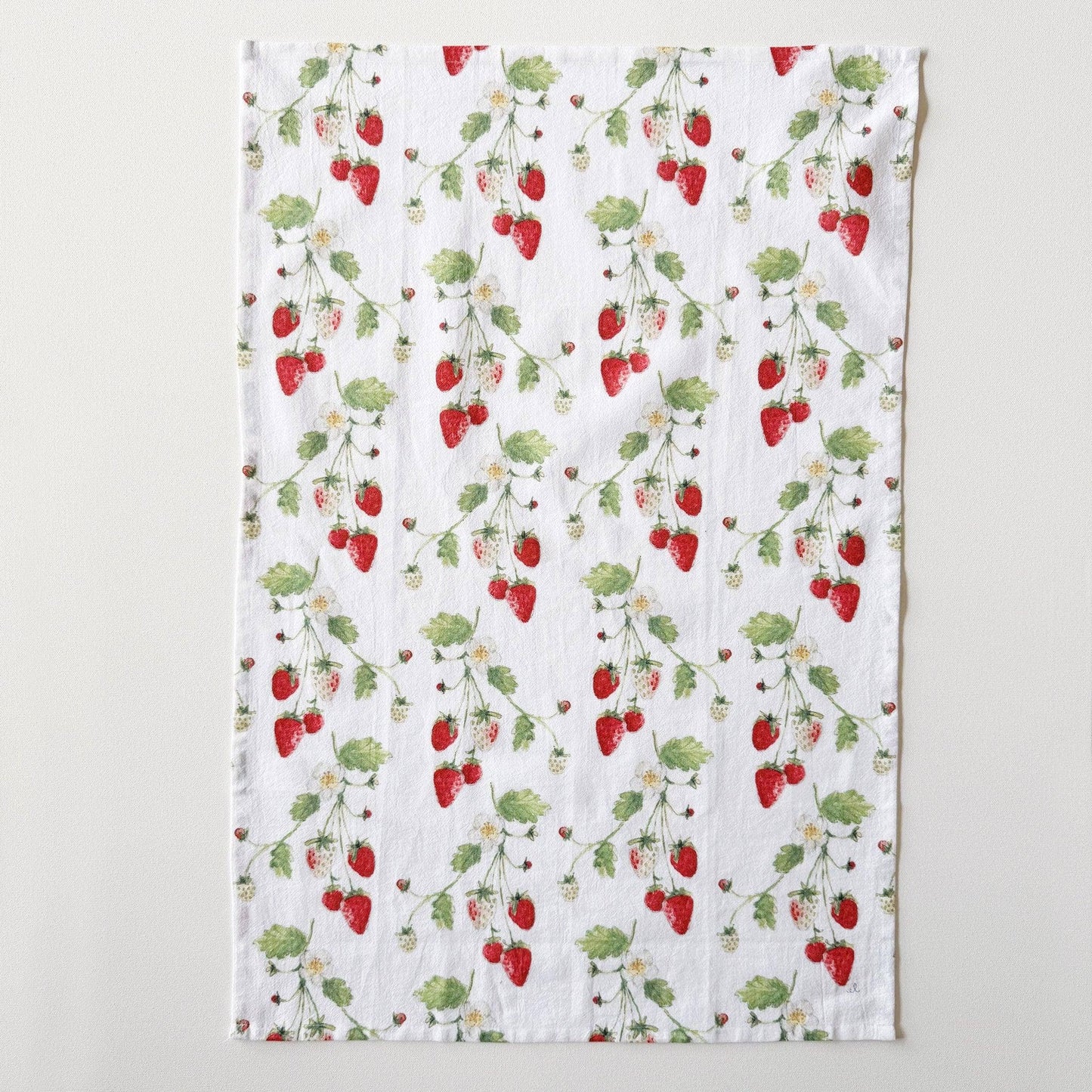 Strawberry Cotton Tea Towel