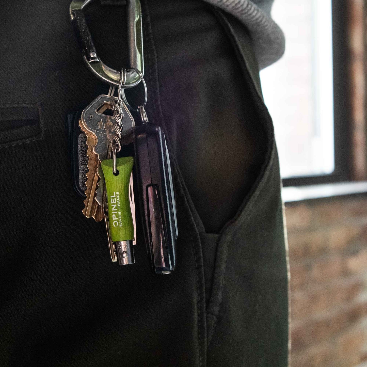 Stainless Steel Keychain Pocket Knife | No.02 by Opinel