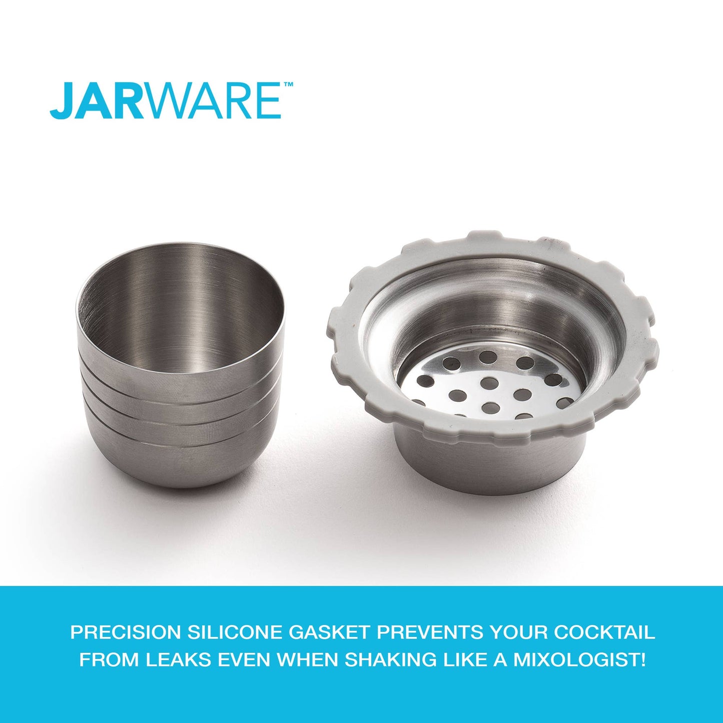 Jarware Cocktail Shaker Lid Wide Mouth