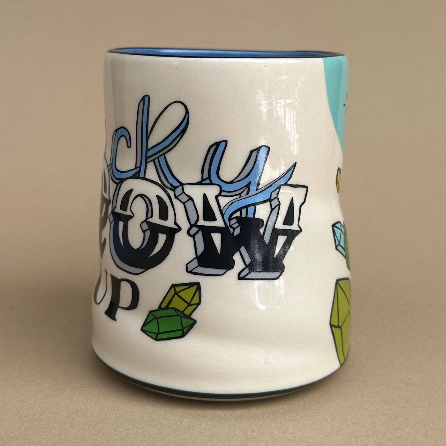 Crow Cup Ceramic Mug/Cup XLarge by The Bowl Maker