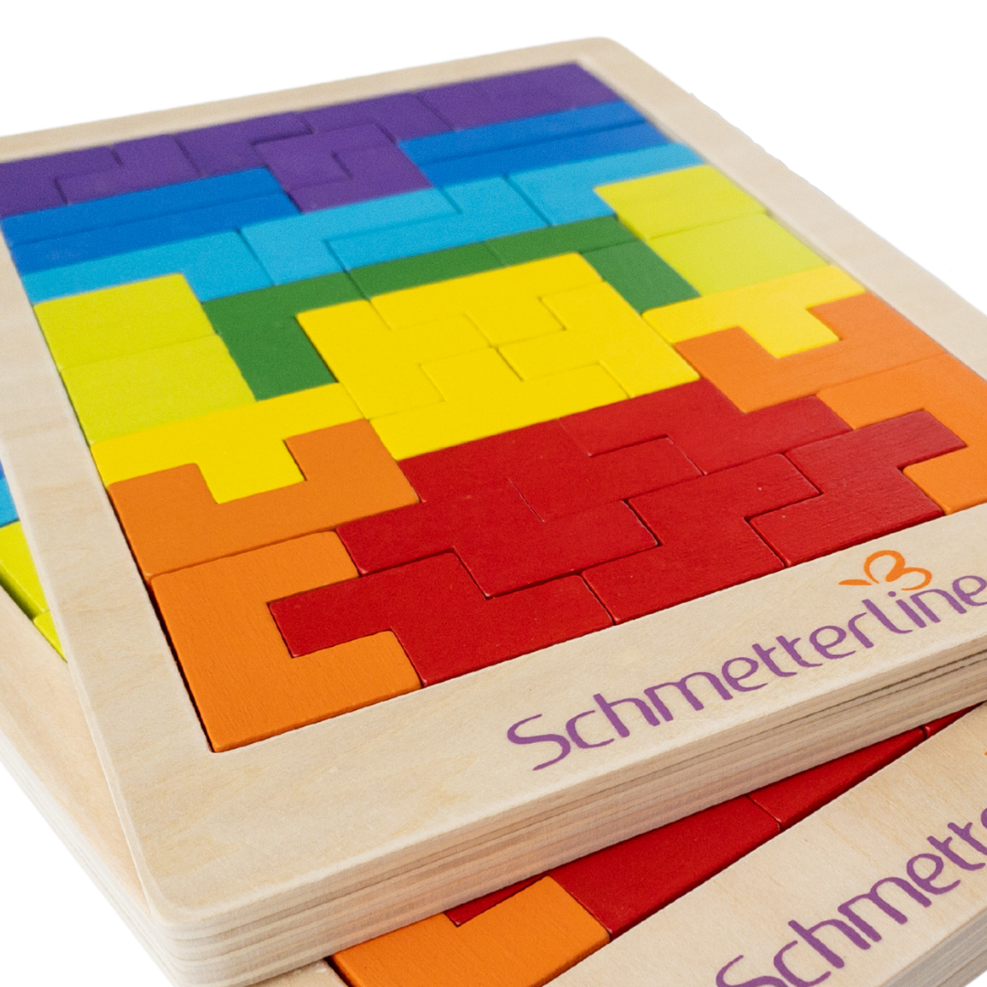 Wooden Tetris Puzzle