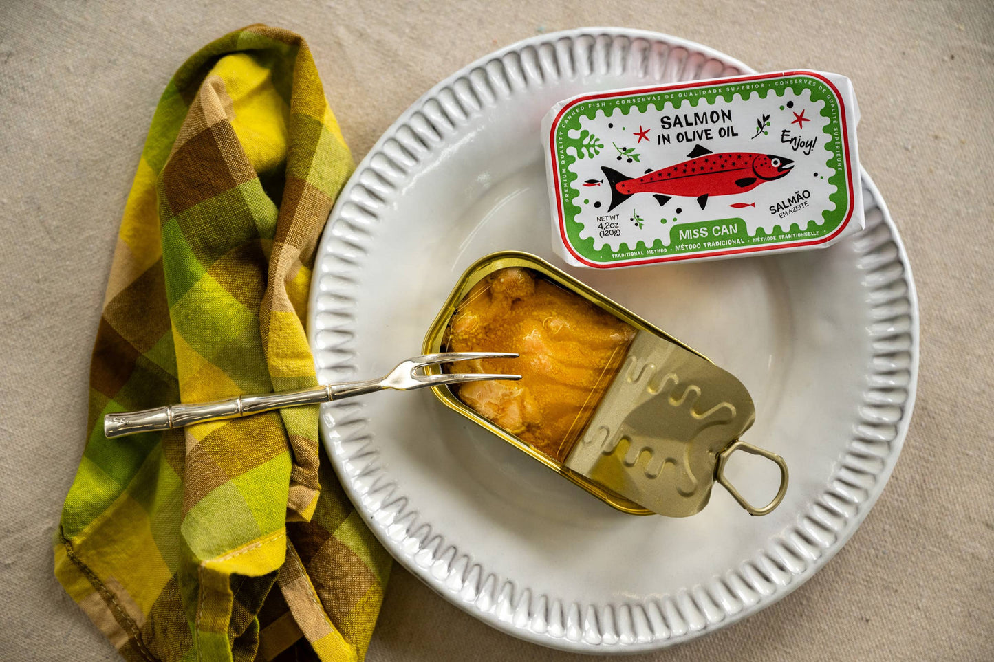 Salmon in Olive Oil by Miss Can