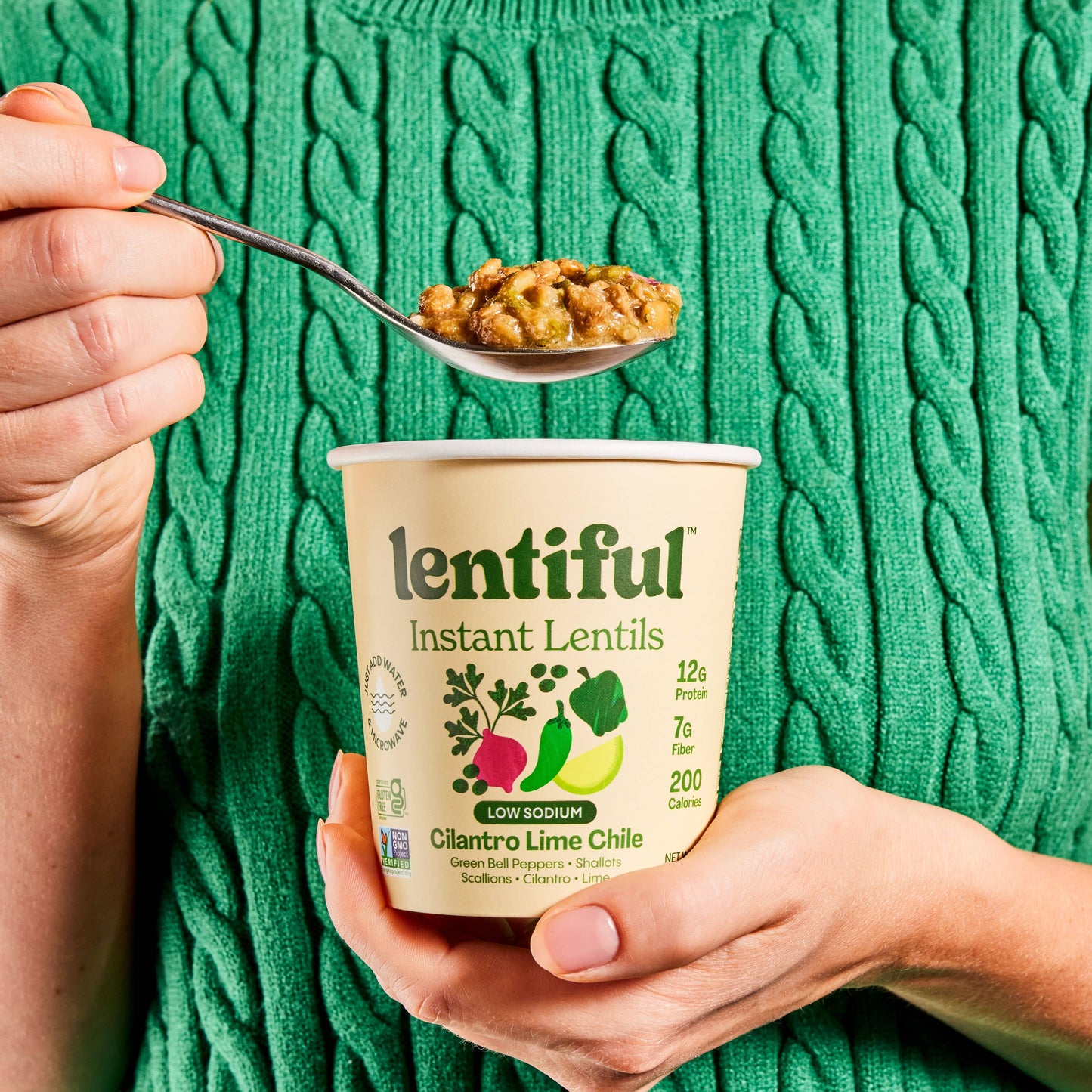 Instant Lentils Cilantro Lime Chile