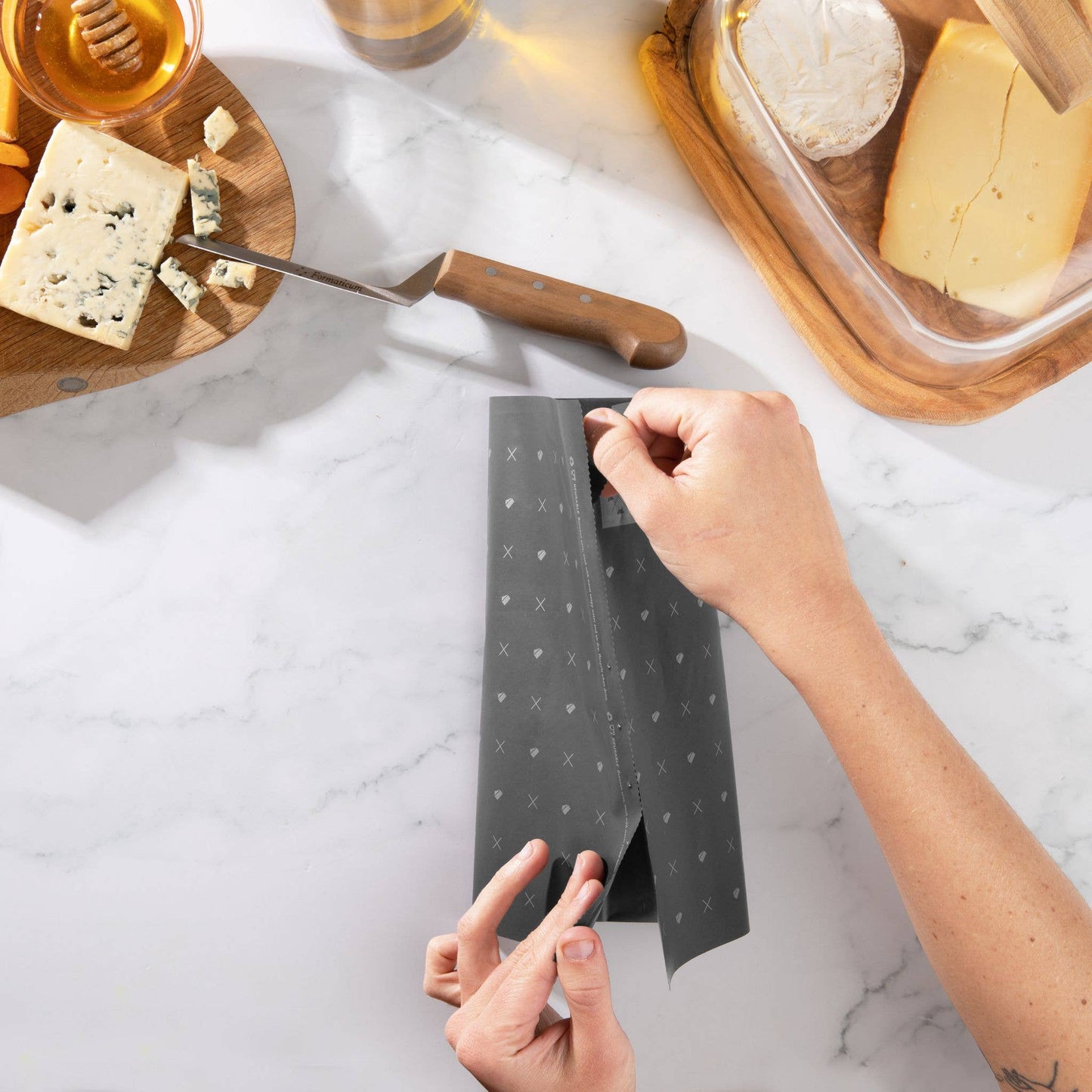 Reusable Cheese Storage Sheets