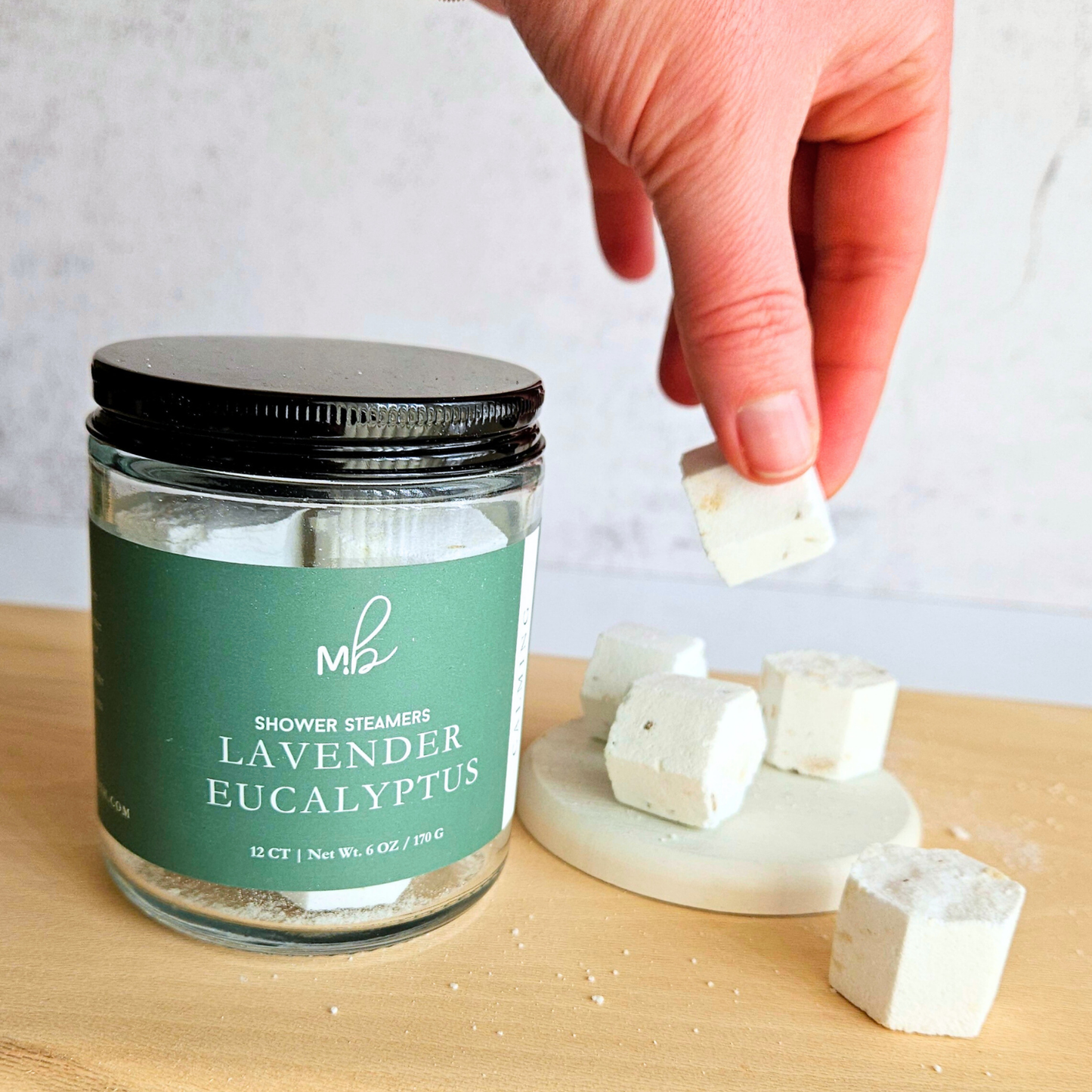 Milk + Body - Mini Shower Steamers 12ct: Peppermint Eucalyptus