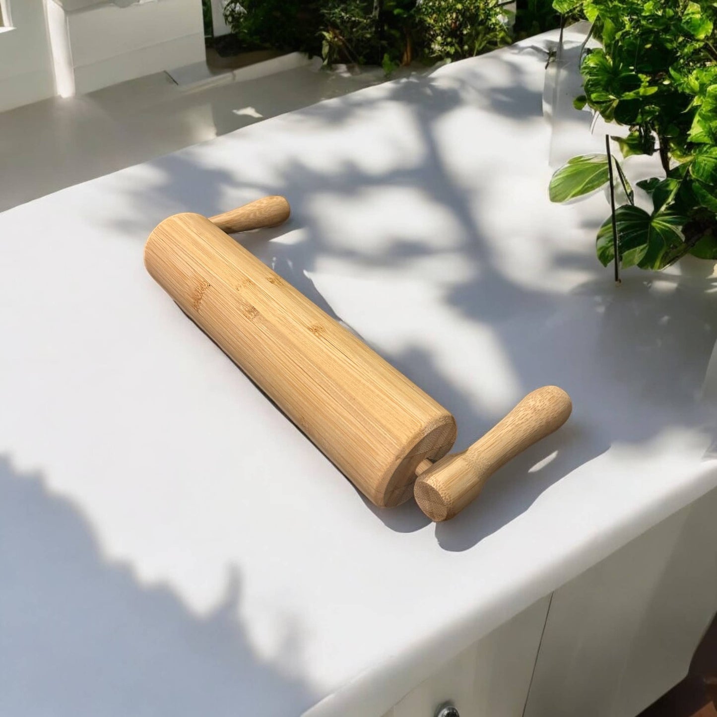 Bamboo Switch - Rolling Pin with Handles