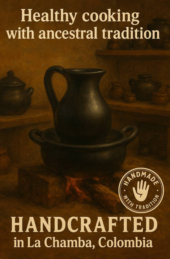 Handcrafted Unglazed Clay Soup Pot | 5 Liter
