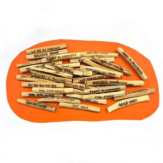 Engraved Palo Santo