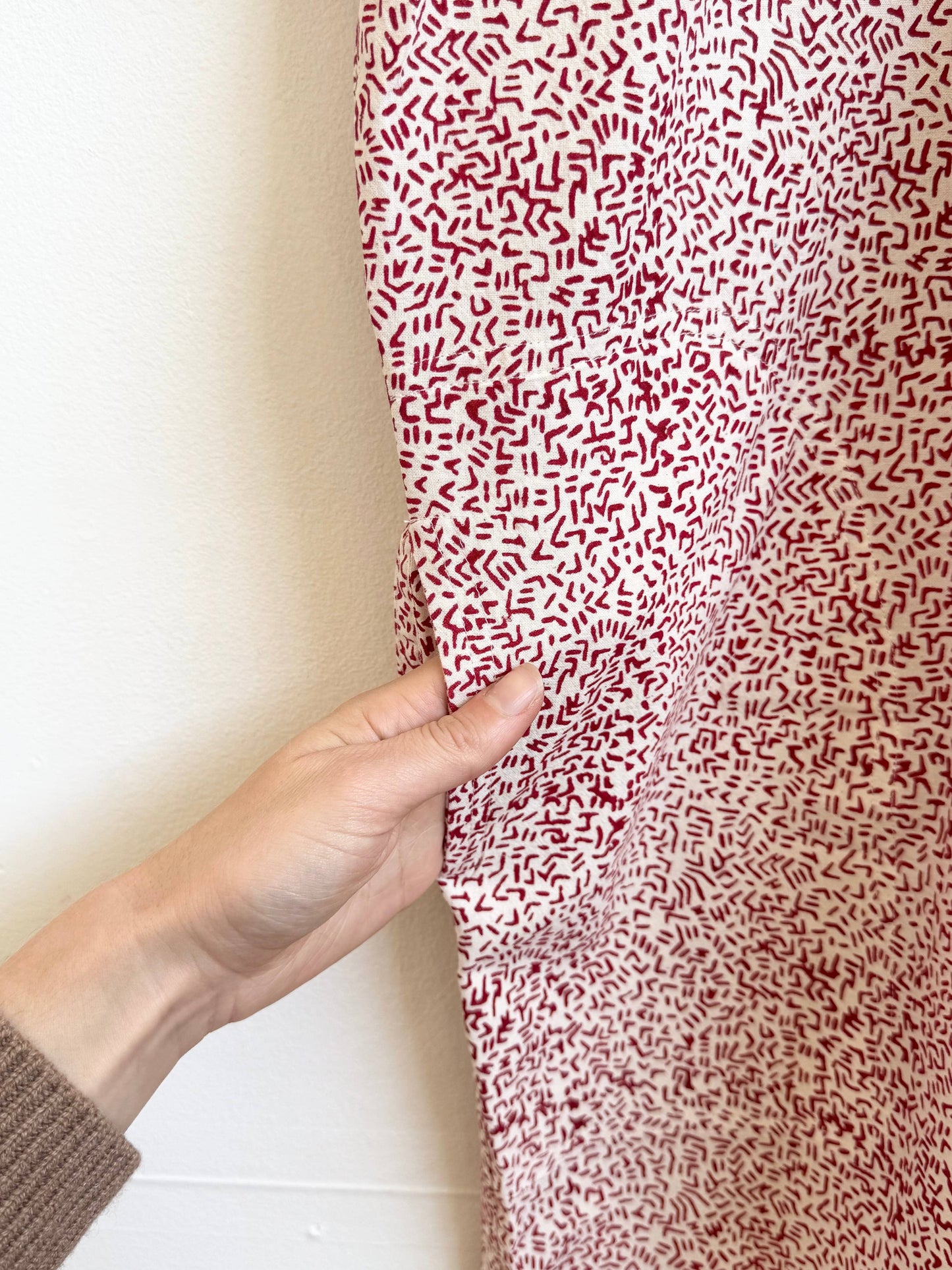 Block Printed Dress | Elise Madder Vibe
