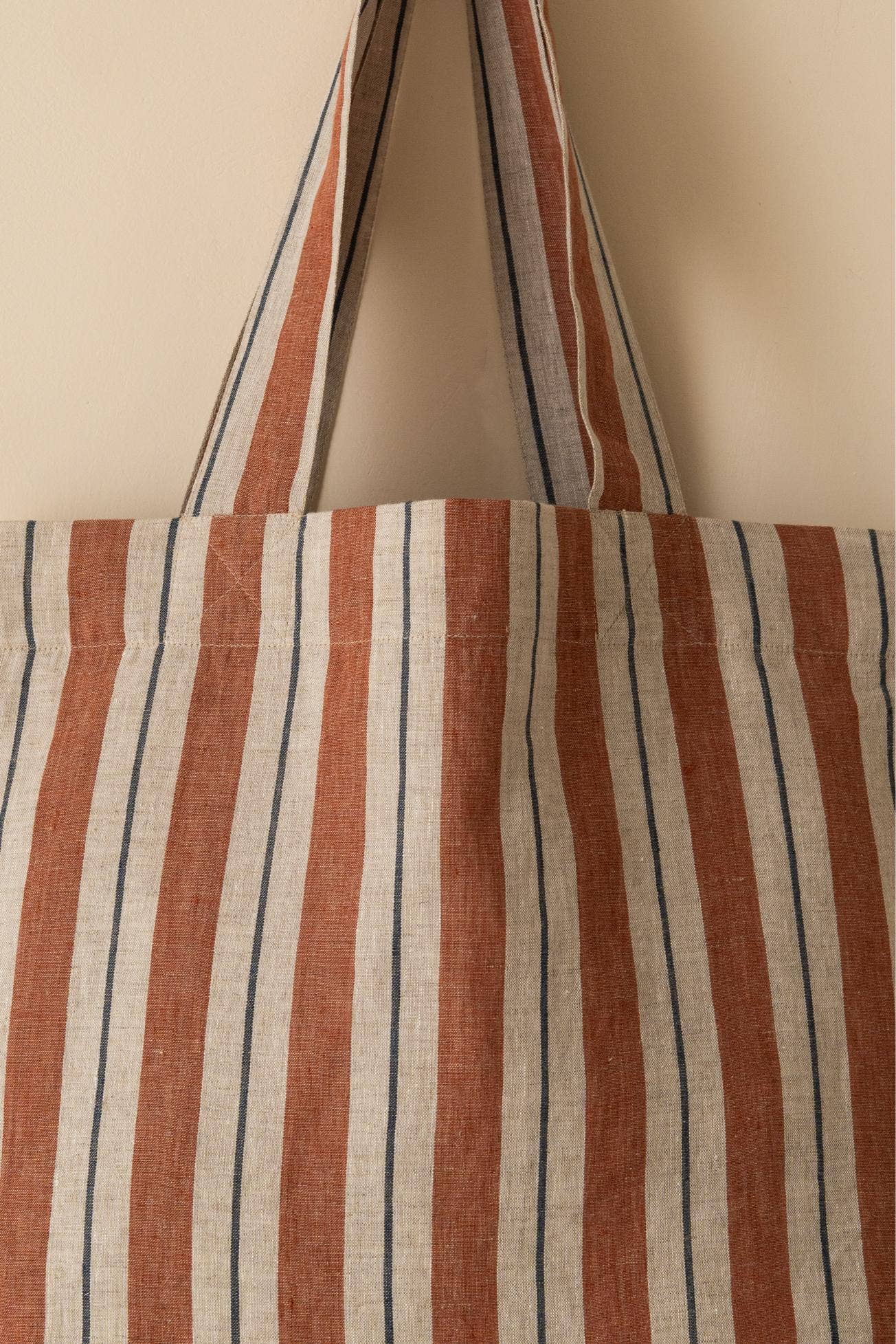 Linen Terracotta Segue Tote Bag