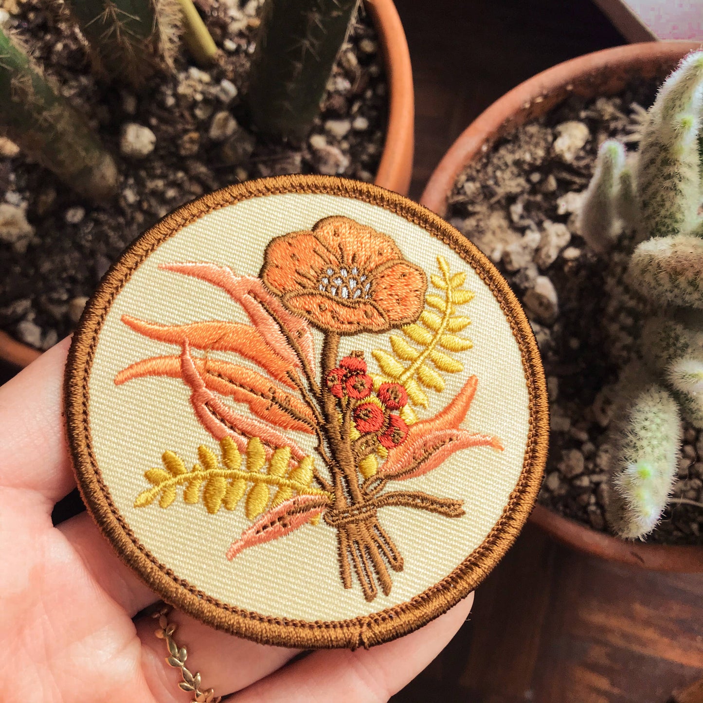 Iron-on Nature Patches by Mustard Beetle