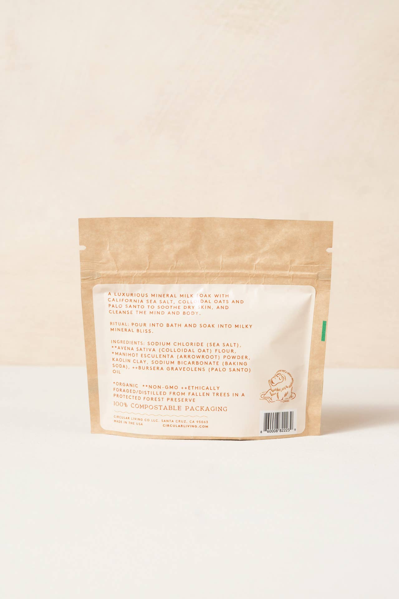 Mineral Milk Soak Sachet | Palo Santo