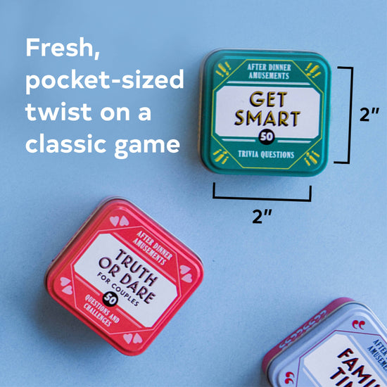 After Dinner Amusements Game Sets