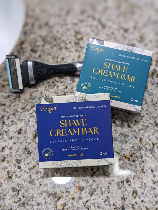 Tangie - Shave Cream Bar: Rosemary Mint