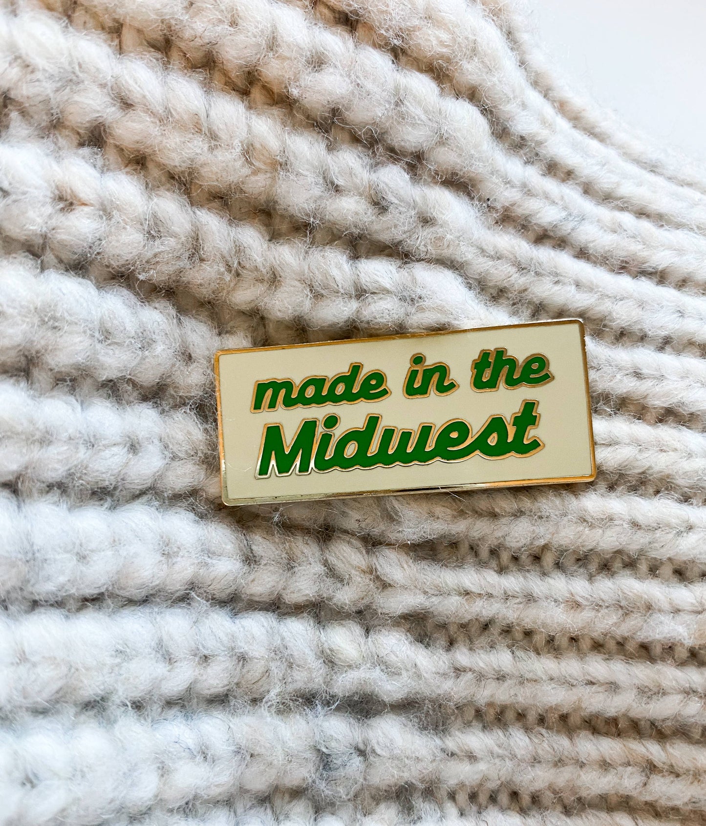 Made in the Midwest Local Love Enamel Pin