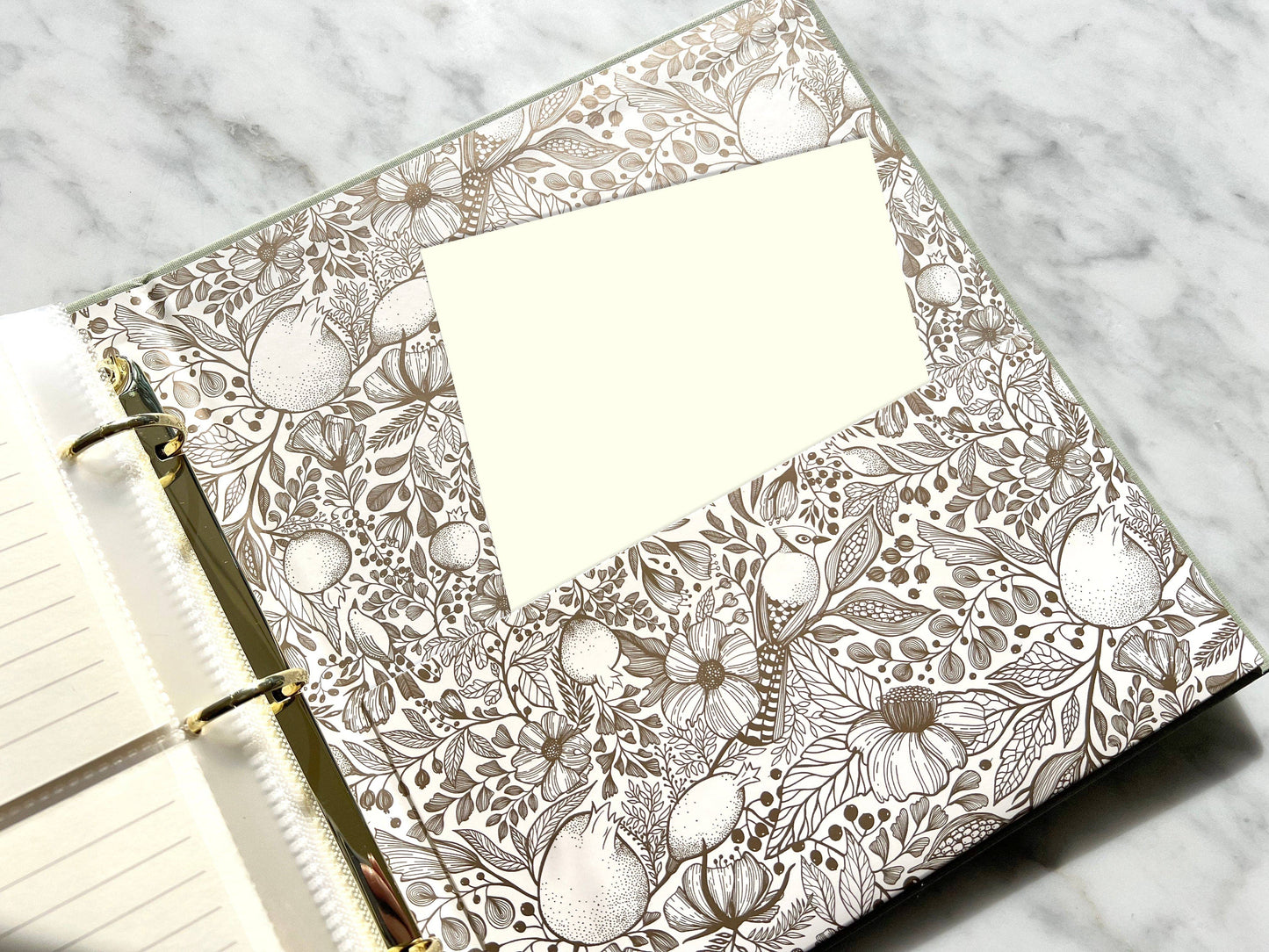 Sage Recipe Binder Set