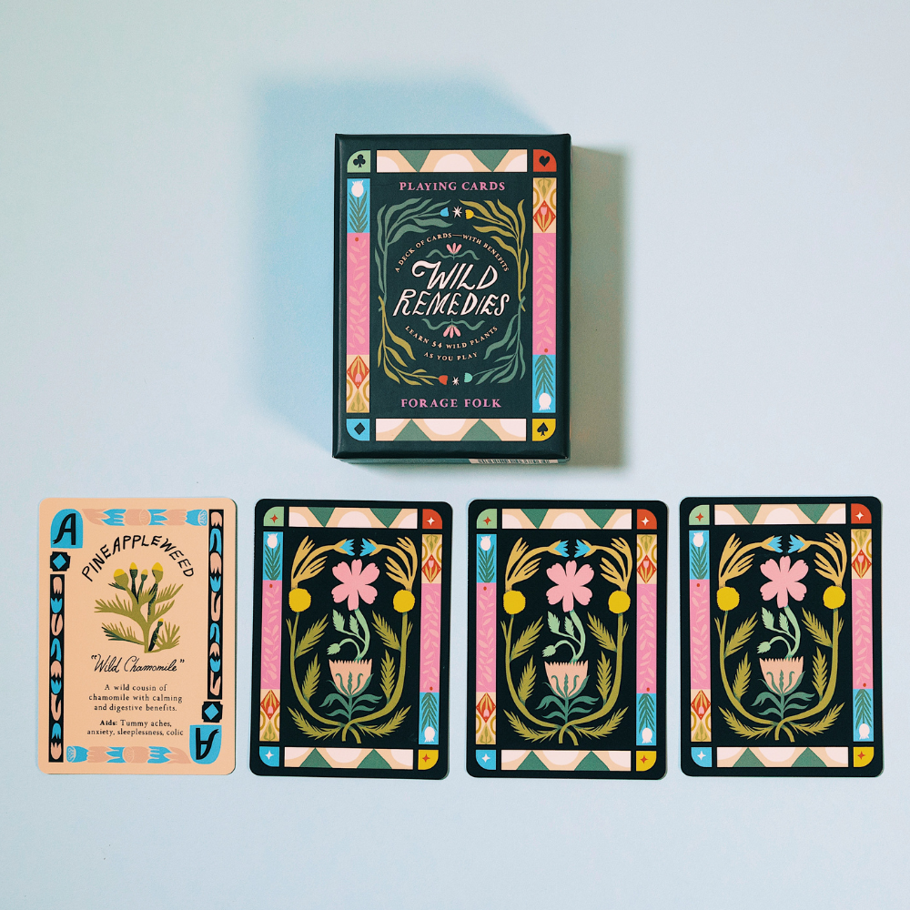 Wild Remedies Herbal Playing Cards by Forage Folk