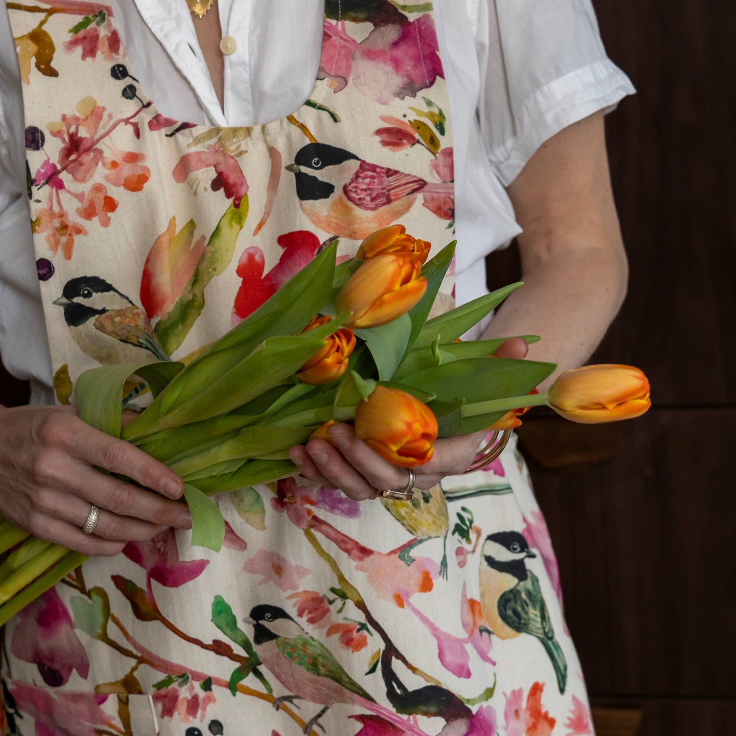 Pinafore Apron | Chickadees