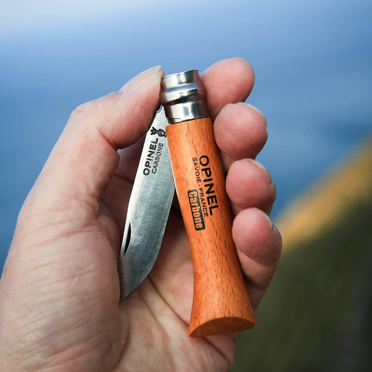 No.08 Carbon Steel Folding Pocket Knife by Opinel