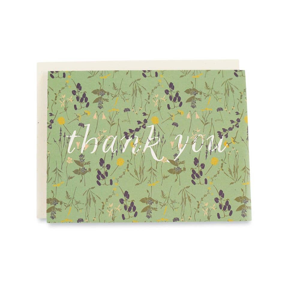 Wild Thank You Cards / Boxed Set Of 8