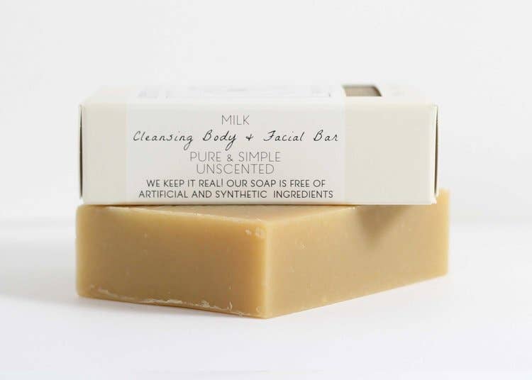 Grassfed Goat's Milk Bar Soap | Unscented