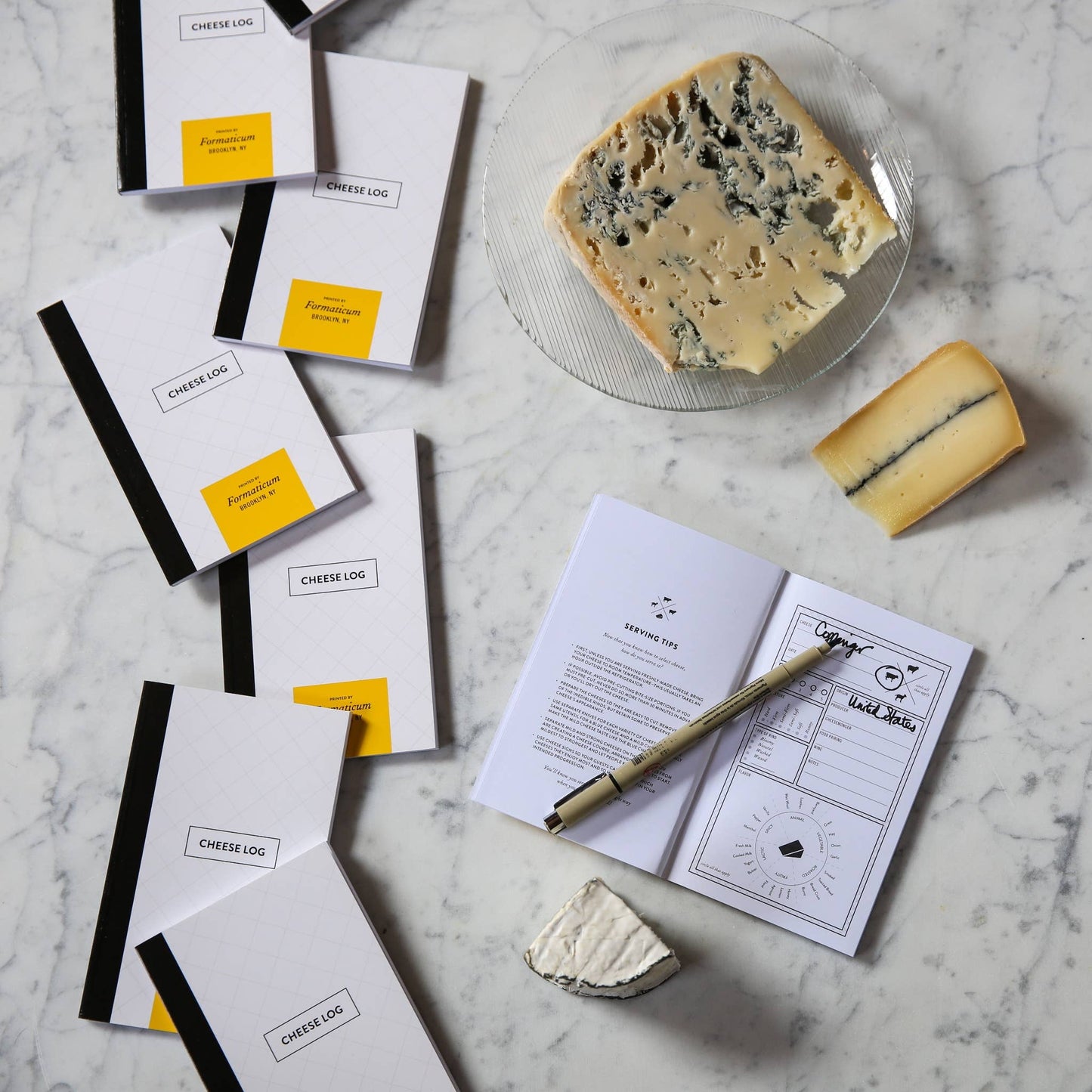Cheese Log Notebook