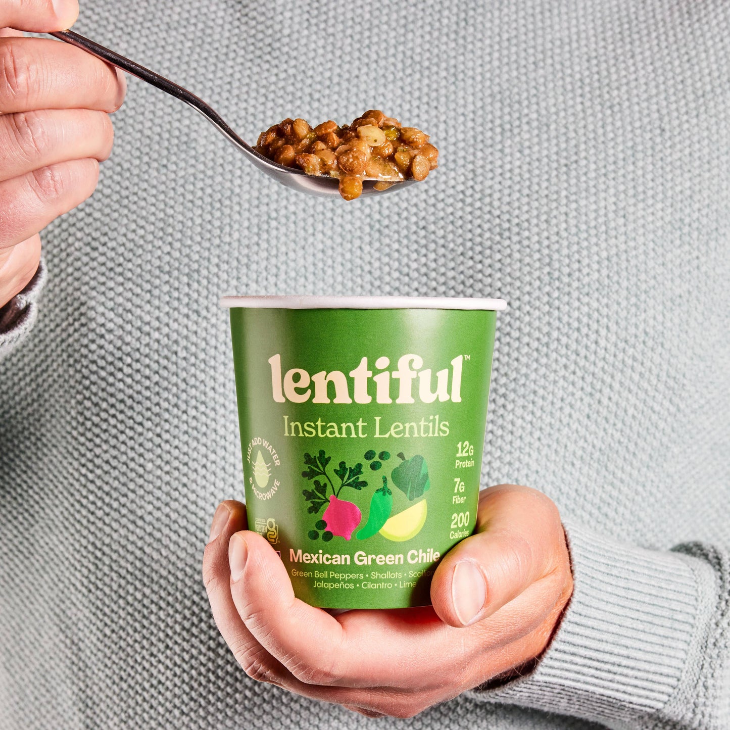 Instant Lentils | Mexican Green Chile