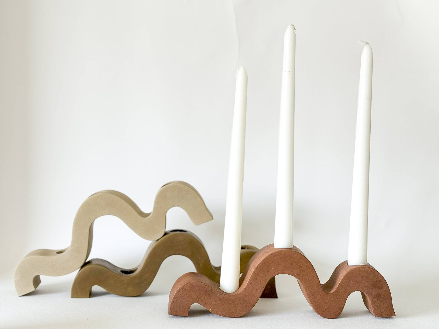 Wavy Candlestick Holder