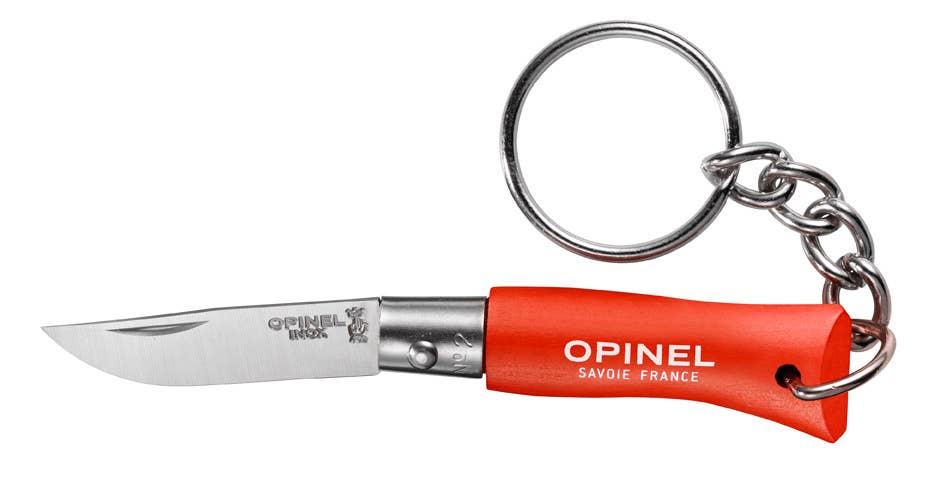 Stainless Steel Keychain Pocket Knife | No.02 by Opinel
