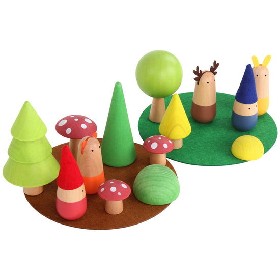 Dwarf Forest Wooden Playset