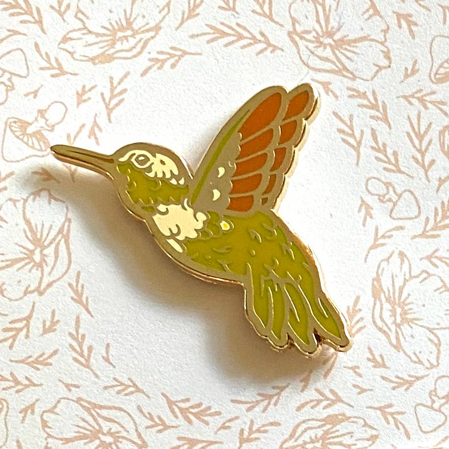 Nature Enamel Pins by Mustard Beetle
