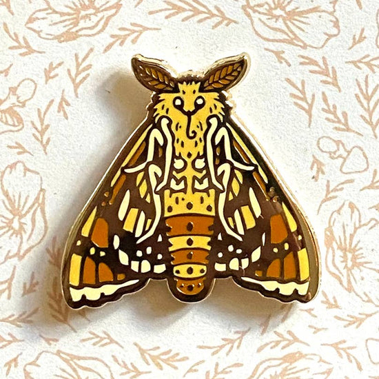 Nature Enamel Pins by Mustard Beetle