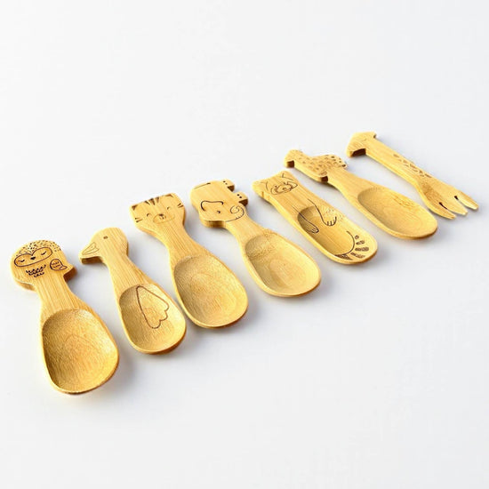 Bamboo Animal Utensils