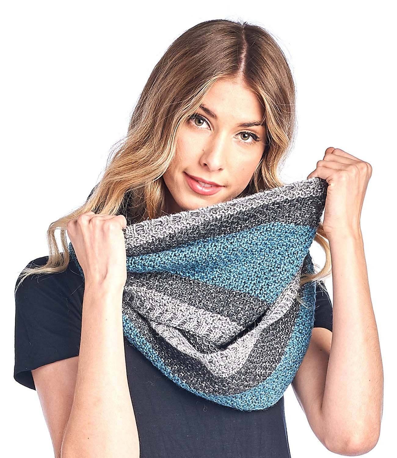 Alpaca Infinity Scarf | Teal Carrera