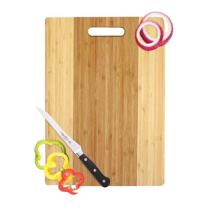 Two-Tone Bamboo Cutting Board